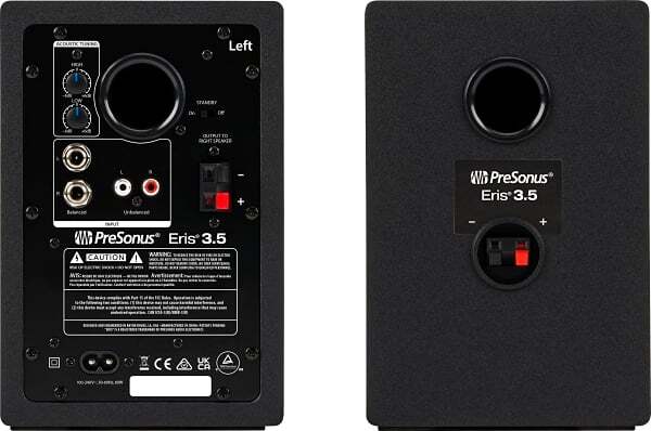 ERIS 3.5 3.5-INCH MEDIA REFERENCE MONITORS, 80 HZ - 20KHZ FREQUENCY RESPONSE (PRICED AND SOLD AS PAIR ONLY)